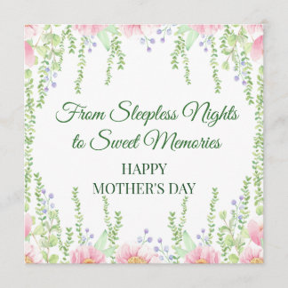 Convites From Sleepless Nights to Sweet Memories - Card