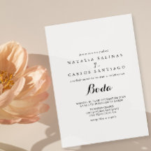 Frontal Espanhol e Boda traseira