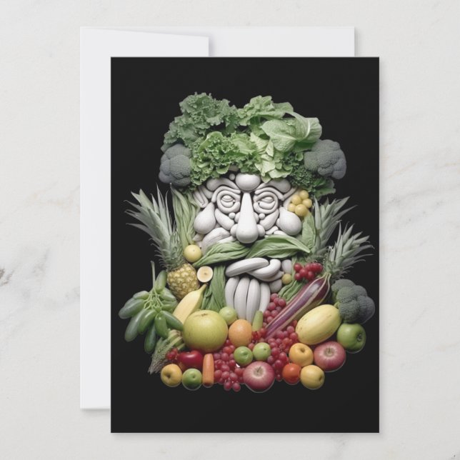 Convites fruta, amante vegetal, camisa comida engraçada, he (Frente)