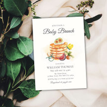 Fruta Baby Brunch Pancake Pacifier Chá de fraldas