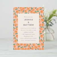 Fruta das Laranjas de Verão Casamento Boho