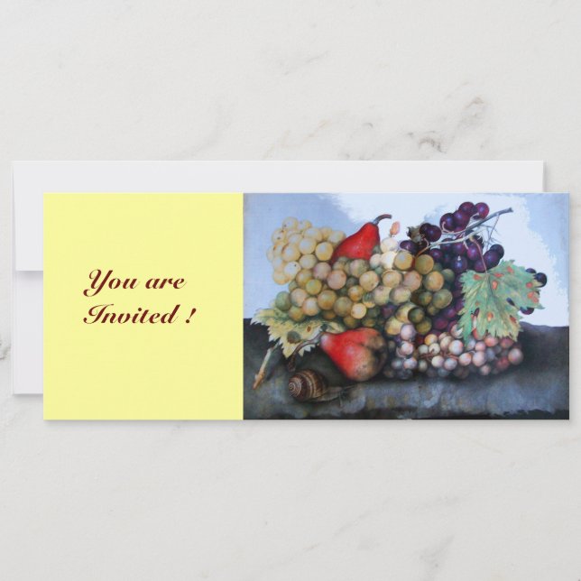 CONVITES FRUTAS 1 DA SEASON - UVAS E PERAS (Frente)