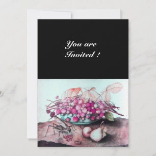 CONVITES FRUTAS DA ESTAÇÃO / MORANGOS E PERAS