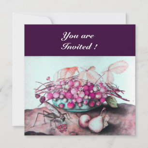 CONVITES FRUTAS DA ESTAÇÃO / MORANGOS E PERAS