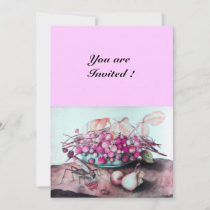 CONVITES FRUTAS DA ESTAÇÃO / MORANGOS E PERAS