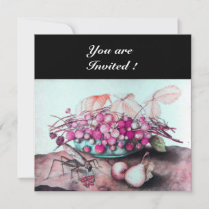 CONVITES FRUTAS DA ESTAÇÃO / MORANGOS E PERAS