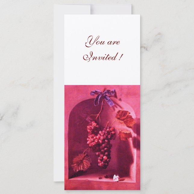 Convites FRUTAS DA ESTAÇÃO - PROSPERIDADE champanhe rosa ve (Frente)