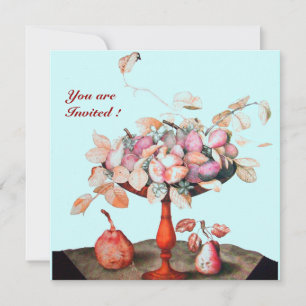 CONVITES FRUTAS/FLORES DA SEASON, PRUNAS E FOLHAS