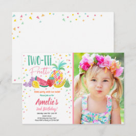 Convites Frutti Tutti Frutti fruity Birthday Fruta Verão