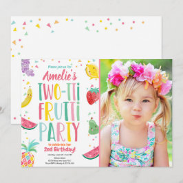 Convites Frutti Tutti Frutti fruity Birthday Fruta Verão