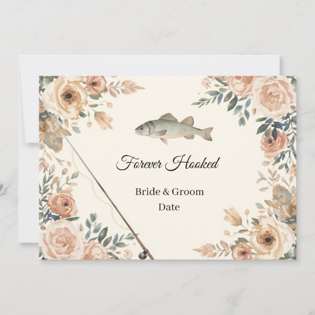 Convites Fshing Wedding save the date (Frente)