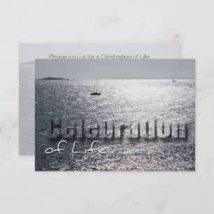 Convites Fuga 1 Celebração do Serviço de Memória da Vida