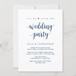 Convites Fuga, É uma festa após o casamento