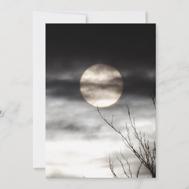 Convites full moon (Frente)