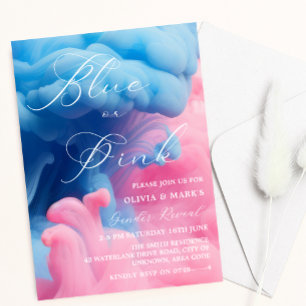 Convites Fumaça, Azul e Rosa, Festa de Revolução do Gênero