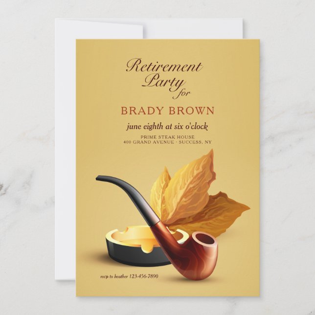 Convites Fumo de Cachimbo (Frente)