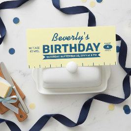 Convites Fun Iconic Stick of Butter Grade A Birthday