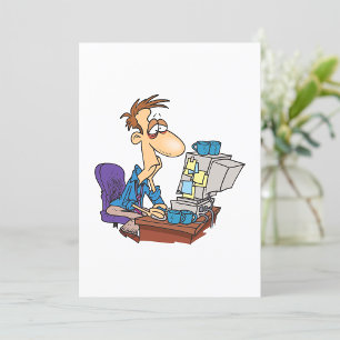 Convites Funcionário com Cadeado do Office Worker em estoqu