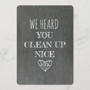 Convites FUNCIONÁRIO   Proposta Engraçada De Chalkboard