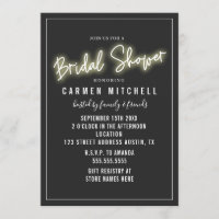 Fundo de Cinza Branco Neon Chá de panela