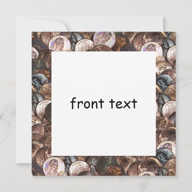 Convites Fundo de Disseminação de Um Centavo (Frente)