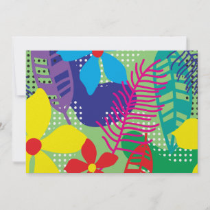 Convites Fundo de flores coloridas