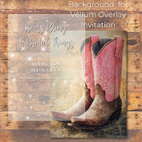 Fundo do Chá de panela de Boots & Bling