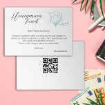 Convites Fundo Honeymoon Qr Code Viagem Fund - Presente de<br><div class="desc">Apresentando nosso versátil cartão de convite para casamentos, onde cada detalhe é totalmente personalizável. Dos seus nomes aos detalhes de pagamento (Venmo, PayPal, Zelle, etc.), incorpora um código de QR digitalizável e uma mensagem sincera para criar um design de casamento verdadeiramente único. Quer você esteja solicitando contribuições para o seu...</div>