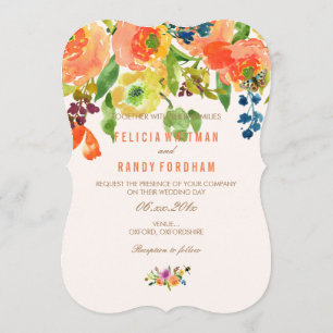 Convites Fundo PixDezines Coral Ranunculus/DIY