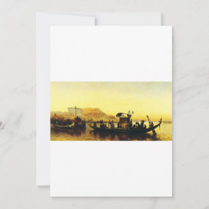 Convites Funeral de uma Múmia no Nilo por Frederick Arthur