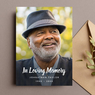 Convites Funeral Personalizada do tributo Memorial Personal