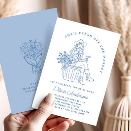 Convites Funky Fresco do Chá de panela de Mercado