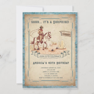 Convites Funny 40th Mens Birthday Party Invitations