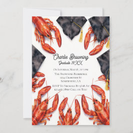 Convites Funny Cajun Graduation Party Invitation