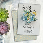 Convites Funny Gin n Grin Drinks Partido aniversário de 30<br><div class="desc">Um modelo convite de festas engraçado para mulheres com uma aquarela pintando alguns óculos de gin e o título "Gin 'n' Grin". Um aniversário de 30 anos humorístico convite para uma mulher no seu trigésimo aniversário comemorando com um aniversário de coquetéis, uma festa de coquetéis... ou talvez alguém cujo coquetel...</div>