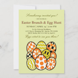 Convites Funny Punny Easter Brunch Party Invitation