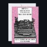 Convites Funny Vintage Typewrite Bride Bachelorette<br><div class="desc">Aqui está um divertido convite para a máquina de escrever da velha escola que permite digitar sua própria história. Divirta-se em escrevendo seu texto para convidar sua família e amigos para uma festa de solteira. Design apresenta uma máquina de escrever vintage para escrever o seu próprio capítulo. Glama de brilho...</div>