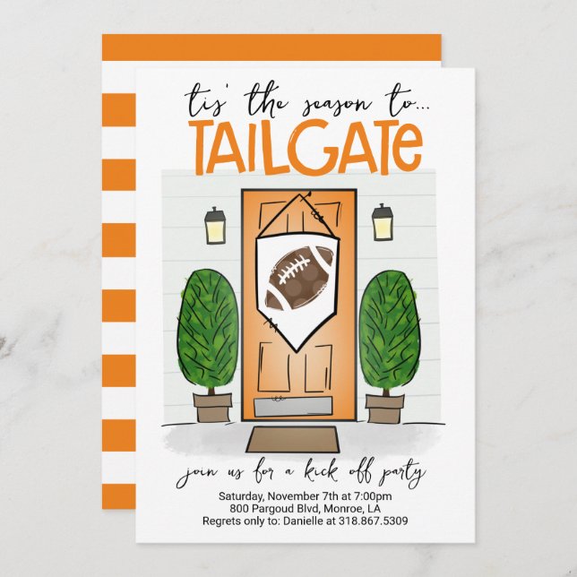 Convites Futebol Convide para mudar qualquer cor Adicionar  (Frente/Verso)