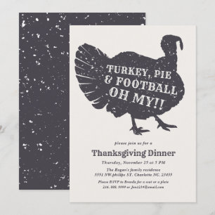 Convites Futebol da Turquia! Festa de Ação de Graças