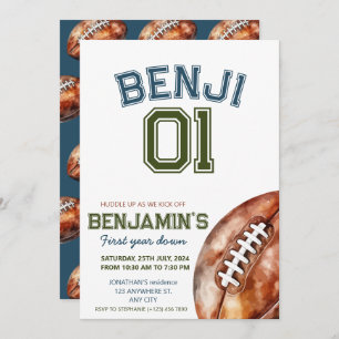 Convites Futebol de 1rua por ano na Festa de aniversário de