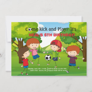 Convites Futebol no parque