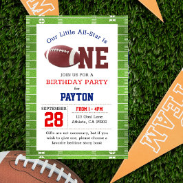 Convites Futebol Primeiro Aniversário
