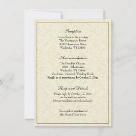 Convites Gabinete de Recepção de casamento Clássico Elegant