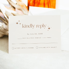 Convites GALA Boho Terracotta Beige Celestial Star