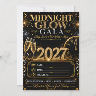Convites Gala Brilho da Meia-Noite