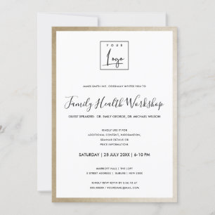 CONVITES GALÃ DE OURO FALSO FOIL SEU LOGO OFICINA GALA EVEN