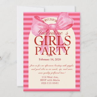 Convites Galantines party Invitation