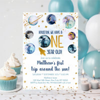 Galáxia Azul Dourada Primeira Viagem Em Torno Do S