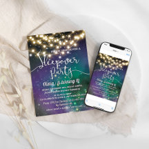 Galáxia Azul Roxo do Partido do Sono Estrelas Aniv