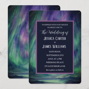 Convites Galáxias Nortes Iluminam Estrelas Celestiais Exter